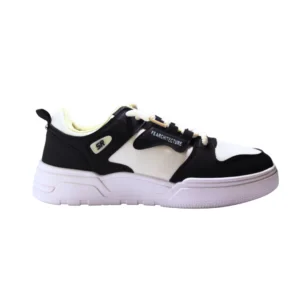 Black and White Contrast, Stylish and Comfortable Footwear - Men Sneakers